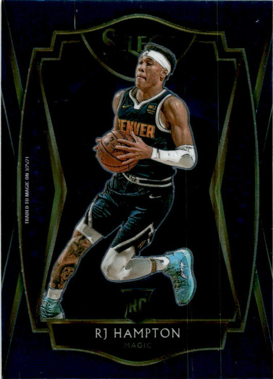 2020-21 Panini Select Blue #195 RJ Hampton Orlando Magic