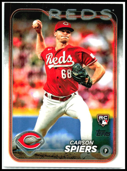 2024 Topps #365 Carson Spiers Rookie Cincinnati Reds
