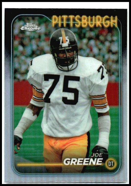2024 Topps Chrome Refractor #171 Joe Greene Pittsburgh Steelers