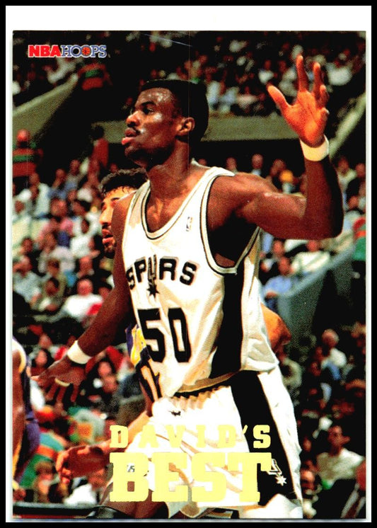 1993-94 Hoops David's Best #DB1 David Robinson San Antonio Spurs