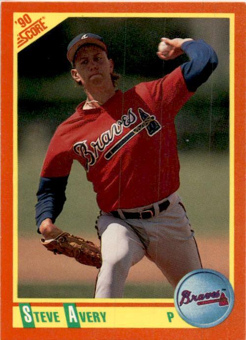 1990 Score Rookie & Traded #109T Steve Avery Atlanta Braves