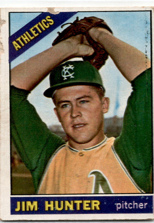 1966 Topps #36 Jim Hunter Kansas City Athletics