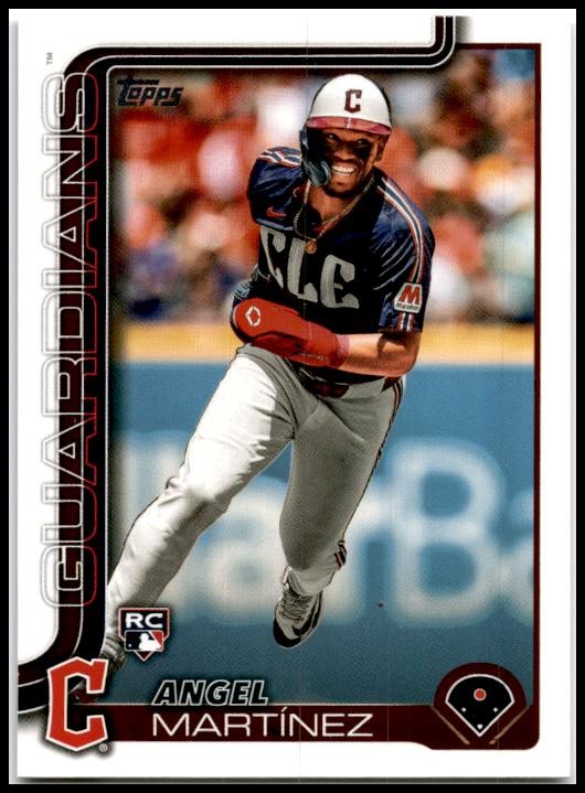 2025 Topps #27 Angel Martinez Rookie Cleveland Guardians