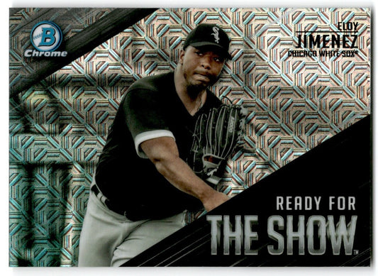 2019 Bowman Chrome Ready for the Show Mega Box Mojo Refractor Eloy Jimenez
