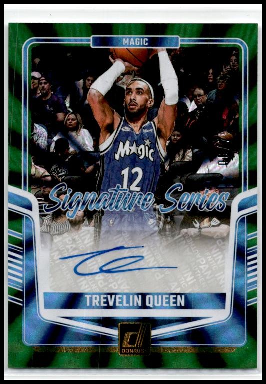 2024-25 donruss Signature Series Green/75 #SS-TQM Trevelin Queen Auto Magic