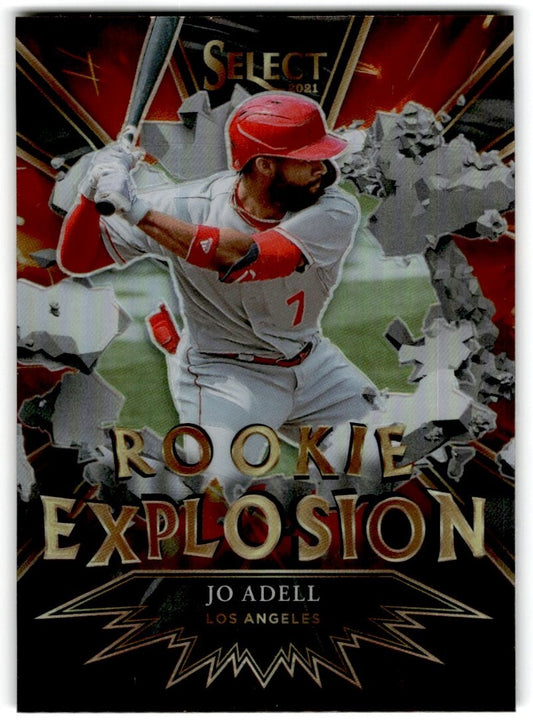 2021 Panini Select Rookie Explosion Jo Adell Los Angeles Angels #RE-7