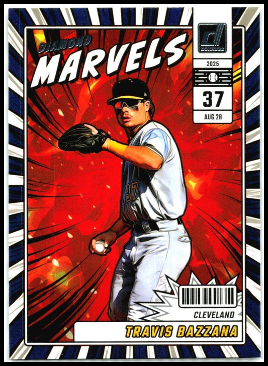 2025 Donruss Diamond Marvels #8 Travis Bazzana Cleveland Guardians
