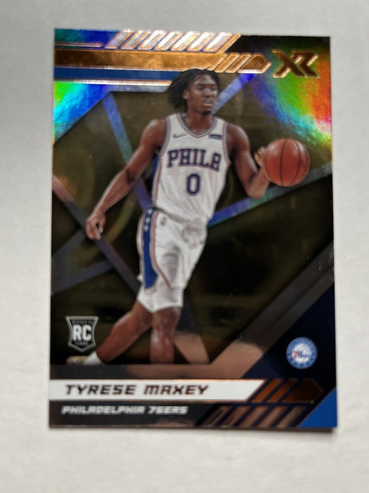 2020-21 Panini Chronicles XR Bronze RC #271 Tyrese Maxey Rookie 76ers