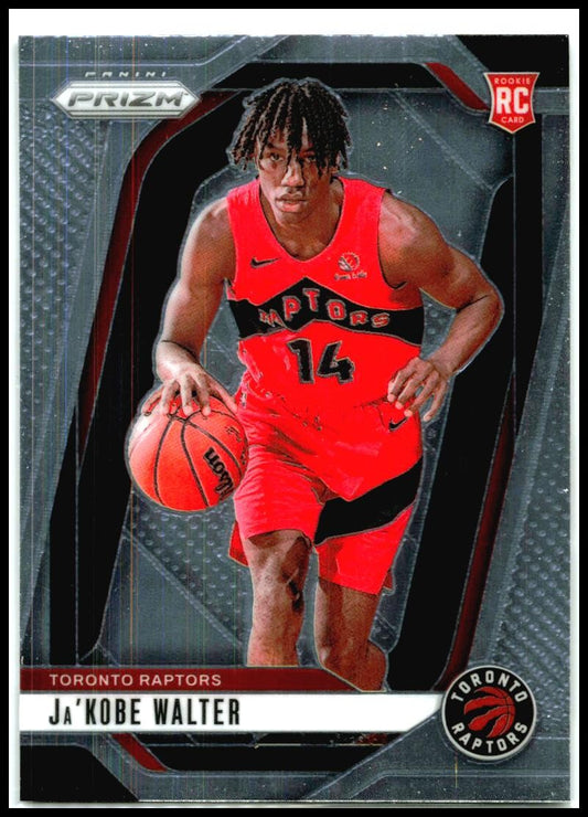 2024-25 Panini Prizm #223 Ja'Kobe Walter Rookie Toronto Raptors