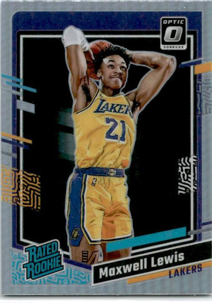 2023-24 Donruss Optic Holo #211 Maxwell Lewis Rookie Los Angeles Lakers