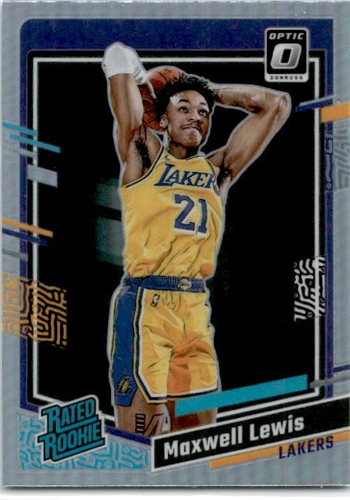 2023-24 Donruss Optic Holo #211 Maxwell Lewis Rookie Los Angeles Lakers