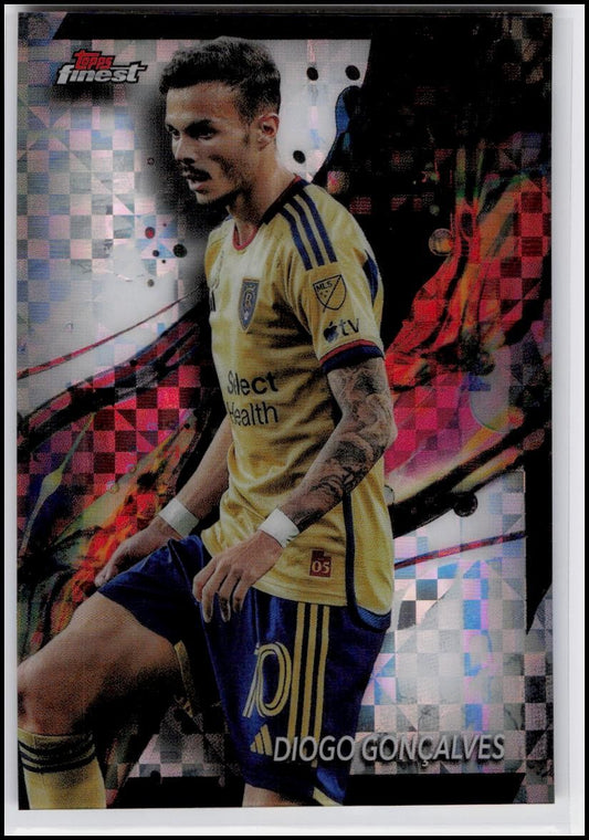2024 Finest MLS #47 Diogo Gonçalves Checkerboard Refractor