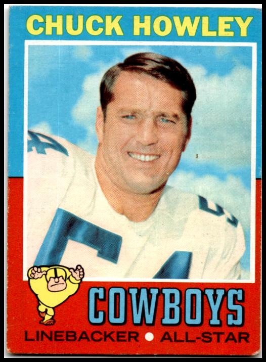 1971 Topps #238 Chuck Howley Dallas Cowboys