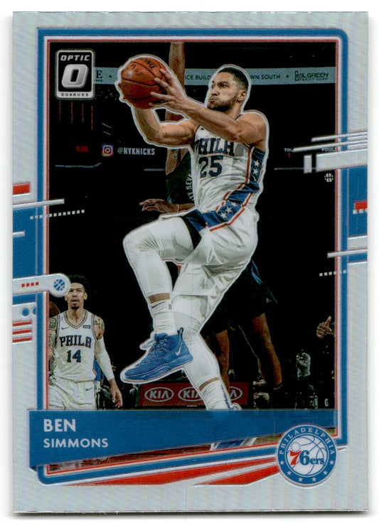 2020-21 Donruss Optic Holo Prizm Ben Simmons Philadelphia 76ers #111