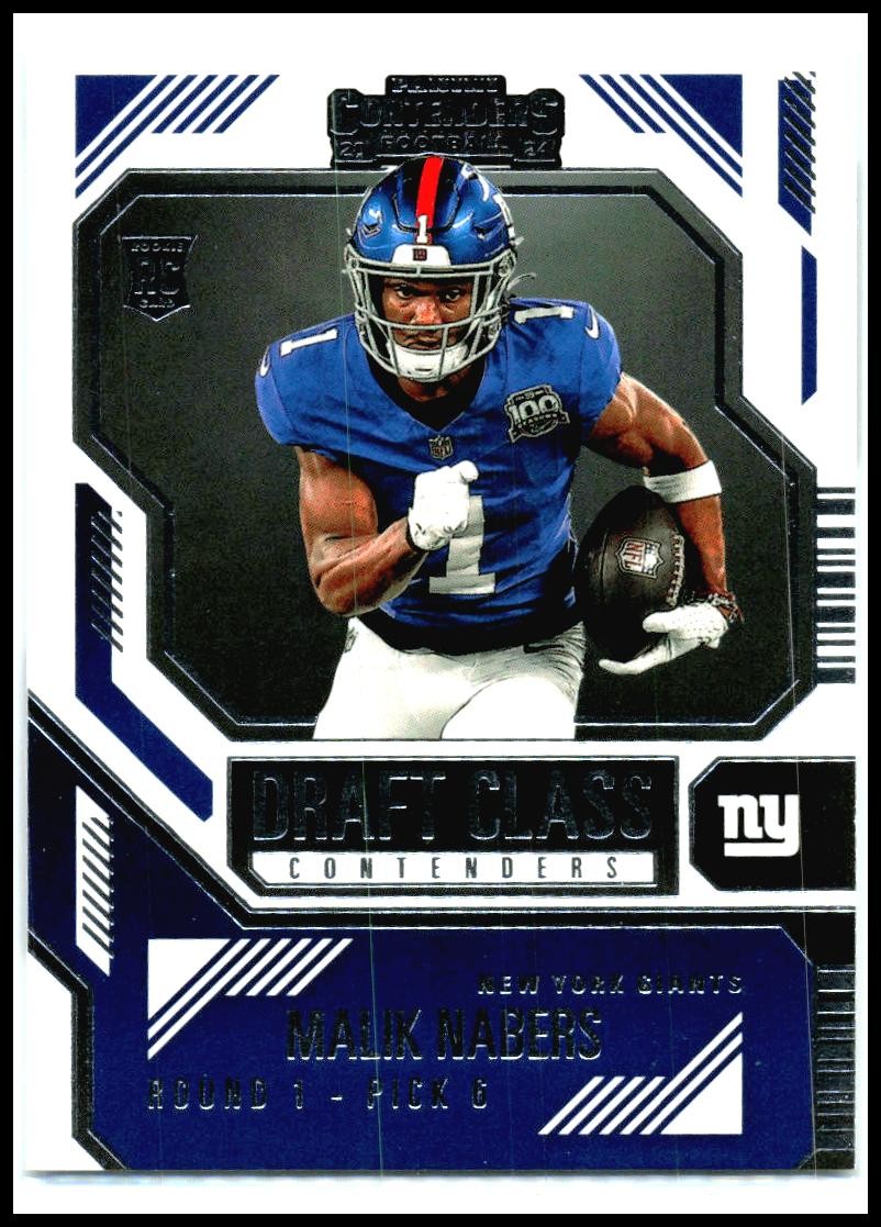 2024 Contenders #5 Malik Nabers Giants