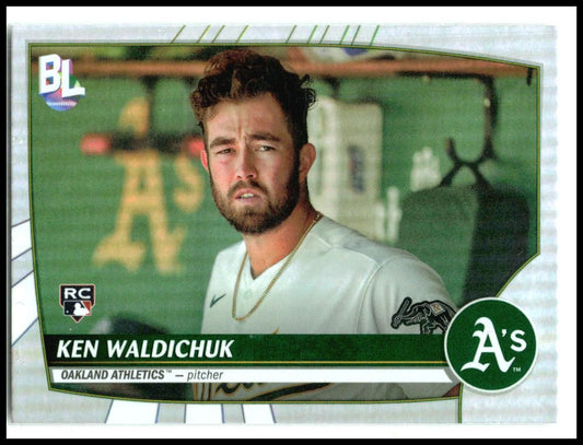 2023 Topps Big League Rainbow Foil #214 Ken Waldichuk Rookie Oakland Athletics
