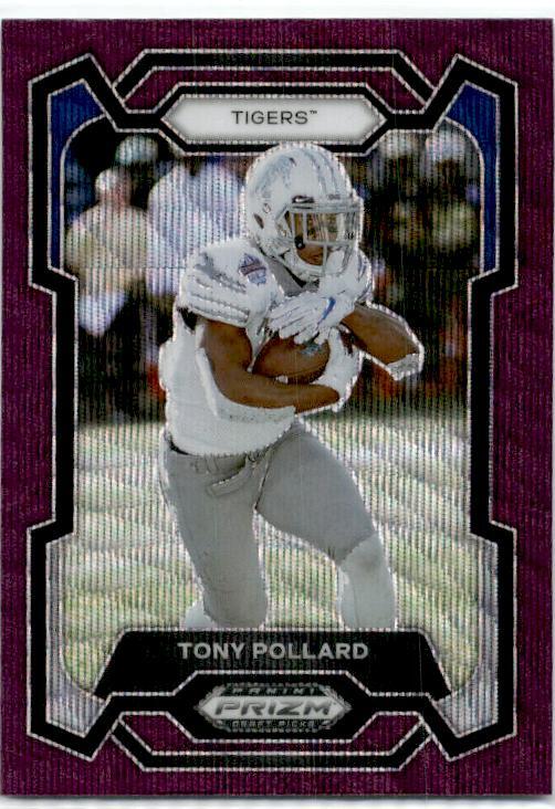 2024 Panini Prizm Draft Picks #21 Tony Pollard Purple Wave
