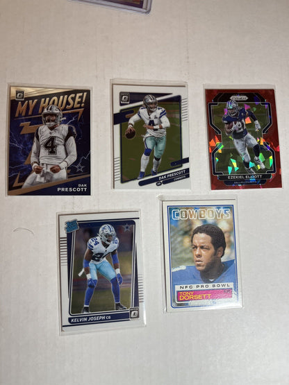 5 CARD ASSORTED Dallas COWBOYS !    CHECK IT OUT !