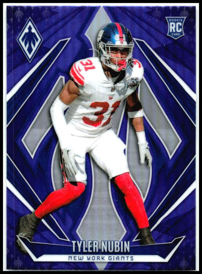 2024 Panini Phoenix Purple #246 Tyler Nubin Rookie New York Giants