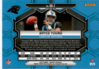 2023 Prizm Pink #ND-2 Bryce Young
