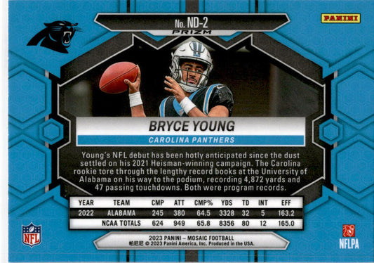 2023 Prizm Pink #ND-2 Bryce Young