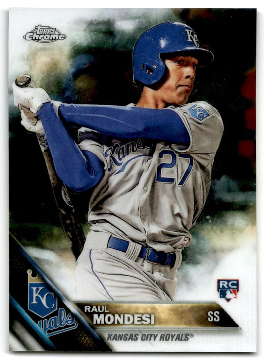 2016 Topps Chrome Raul Mondesi Rookie Kansas City Royals #28