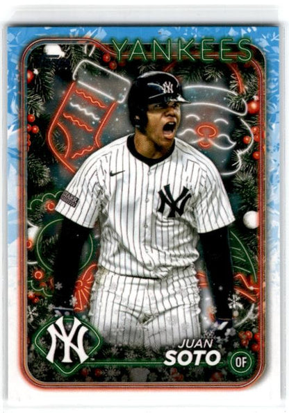 2024 Topps Holiday #H162 Juan Soto New York Yankees