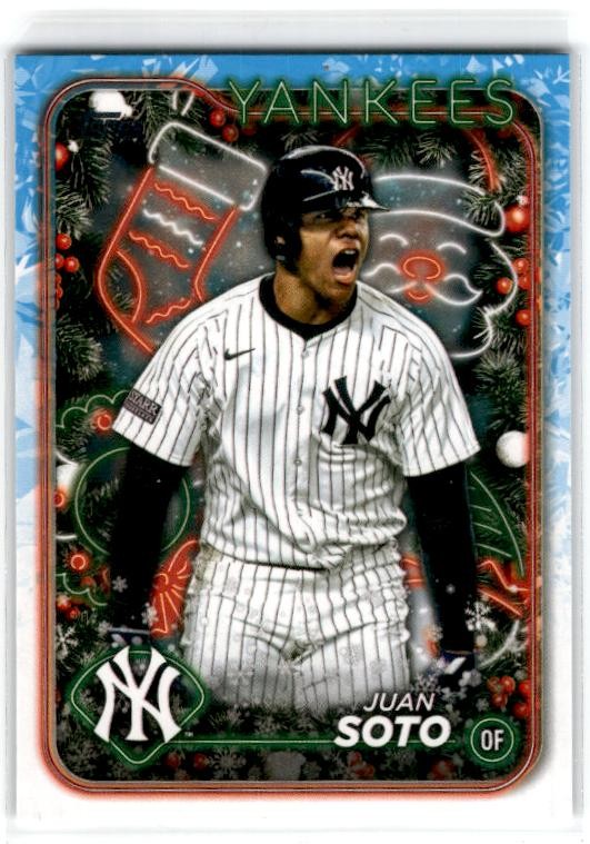 2024 Topps Holiday #H162 Juan Soto New York Yankees