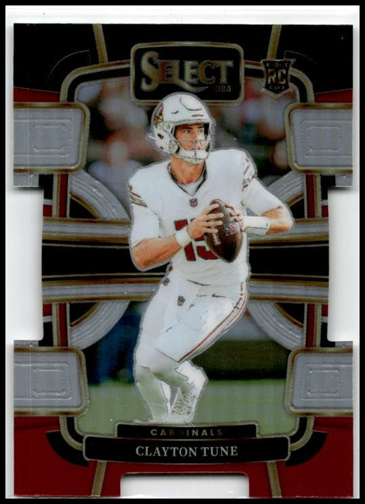 2023 Select Black and Red Prizms Die Cuts #2 Clayton Tune Rookie Cardinals