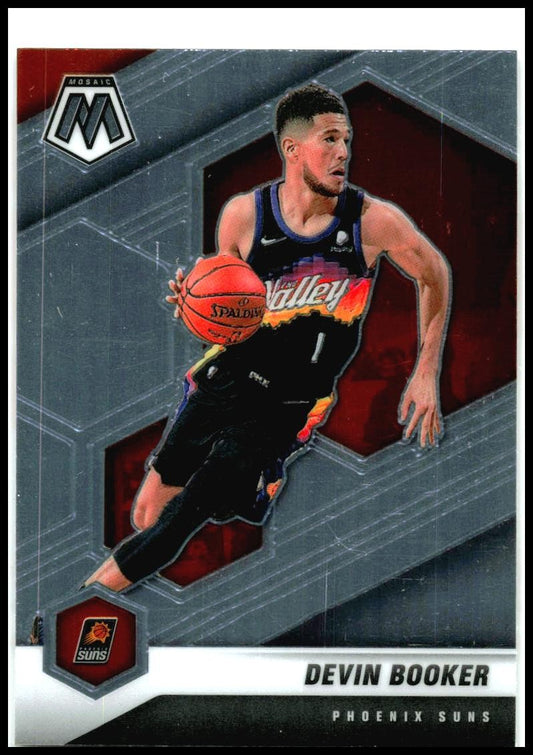 2020-21 Panini Mosaic #33 Devin Booker Phoenix Suns