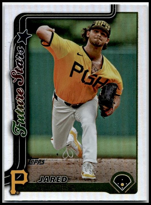 2025 Topps Rainbow Foil #541 Jared Jones Pittsburgh Pirates