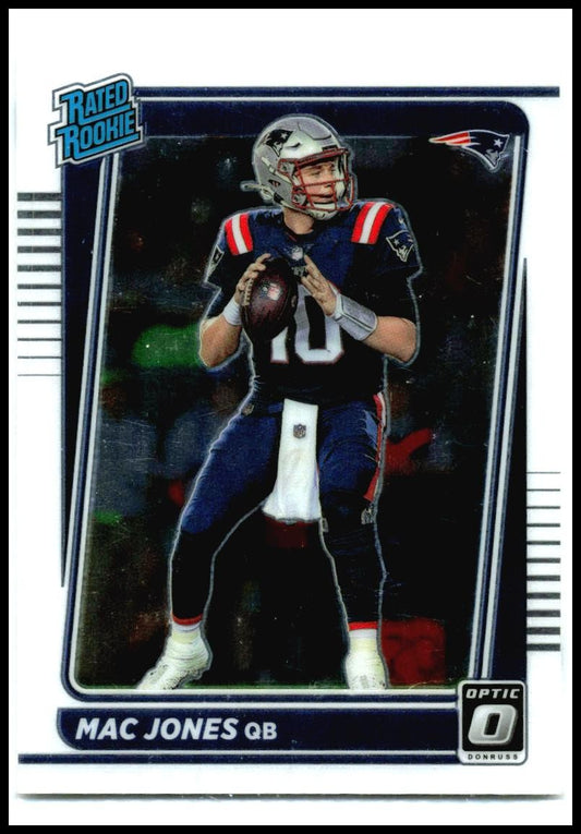 2021 Donruss Optic #206 Mac Jones Rookie New England Patriots