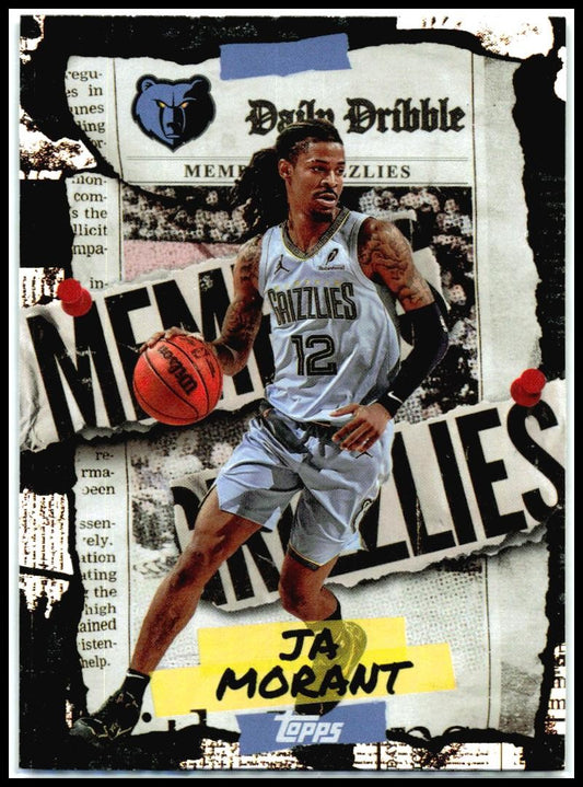 2025-26 Topps The Daily Dribble #DD-24 Ja Morant Memphis Grizzlies