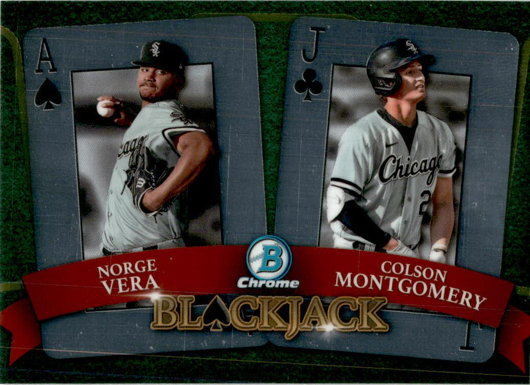 2022 Bowman Draft Blackjack #BJ-1 Norge Vera / Colson Montgomery