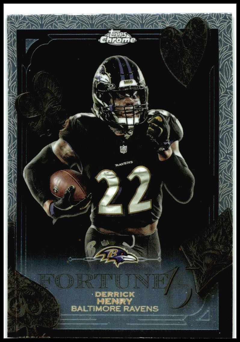 2025 Topps Chrome fortune 15 #F15-10 Derrick Henry