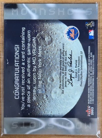 2003 Ultra Moonshots Memorabilia #NNO Mo Vaughn New York Mets
