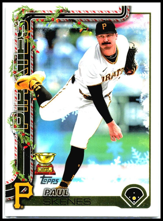 2025 Topps Holiday #H70 Paul Skenes Pittsburgh Pirates