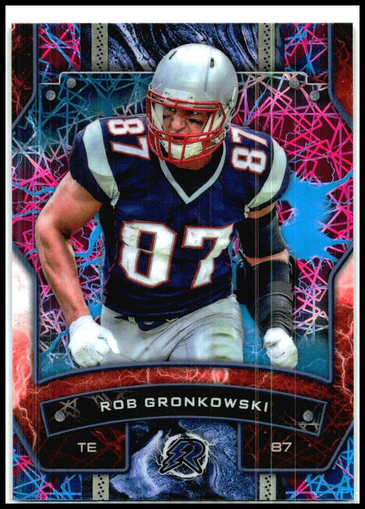 2024 Topps Resurgence Sky Blue & Pink Shock #66 Rob Gronkowski Patriots