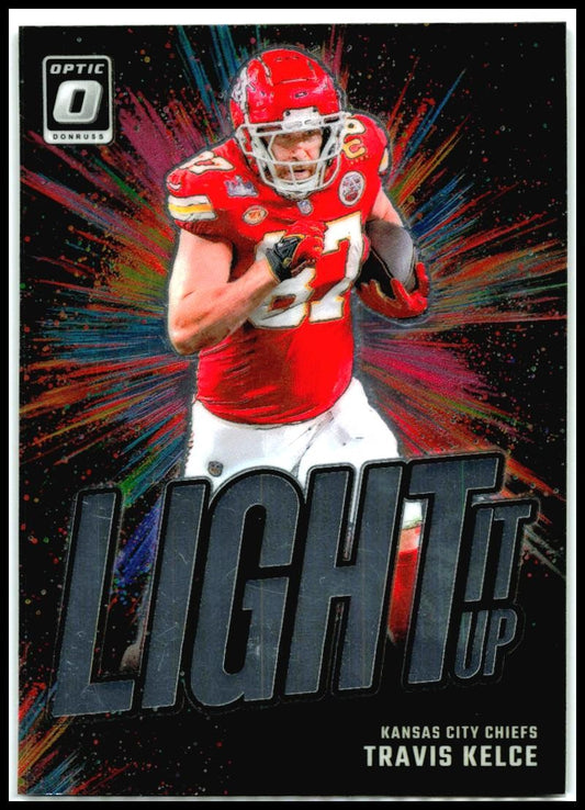 2024 Donruss Optic Light It Up #15 Travis Kelce Kansas City Chiefs