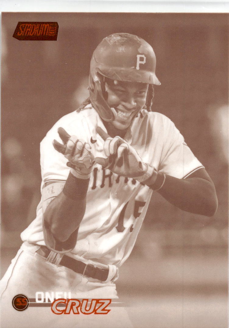 2023 Stadium Club Sepia #94 Oneil Cruz Pittsburgh Pirates