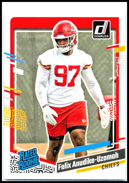 2023 Donruss #349 Felix Anudike-Uzomah Rookie Kansas City Chiefs
