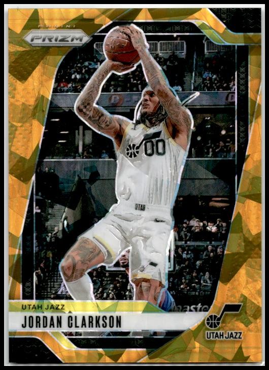 2024-25 Panini Prizm Ice Gold Prizms – /10 #3 Jordan Clarkson Utah Jazz