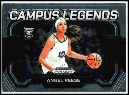 2024 Panini Prizm Draft Picks Campus Legends #4 Angel Reese LSU Tigers