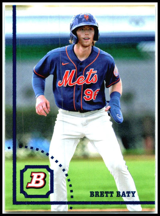 2022 Bowman Heritage Prospects #BHP-114 Brett Baty New York Mets
