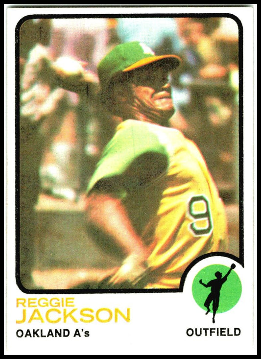 1973 Topps #255 Reggie Jackson Oakland Athletics