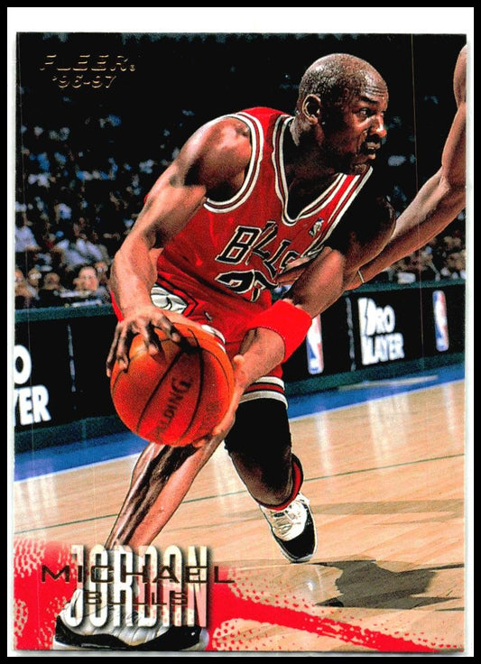 1996-97 Fleer #13 Michael Jordan Chicago Bulls