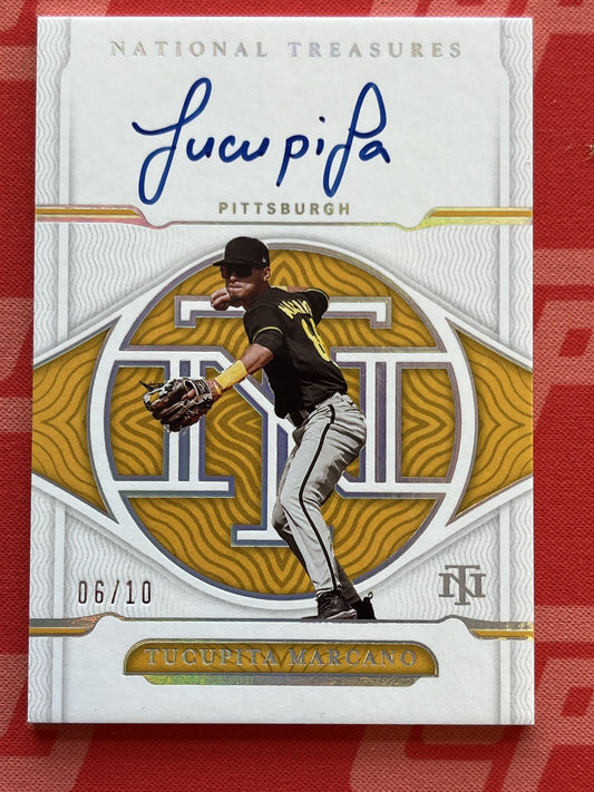 2022 National Treasures #S-TM Tucupita Marcano Pittsburgh
