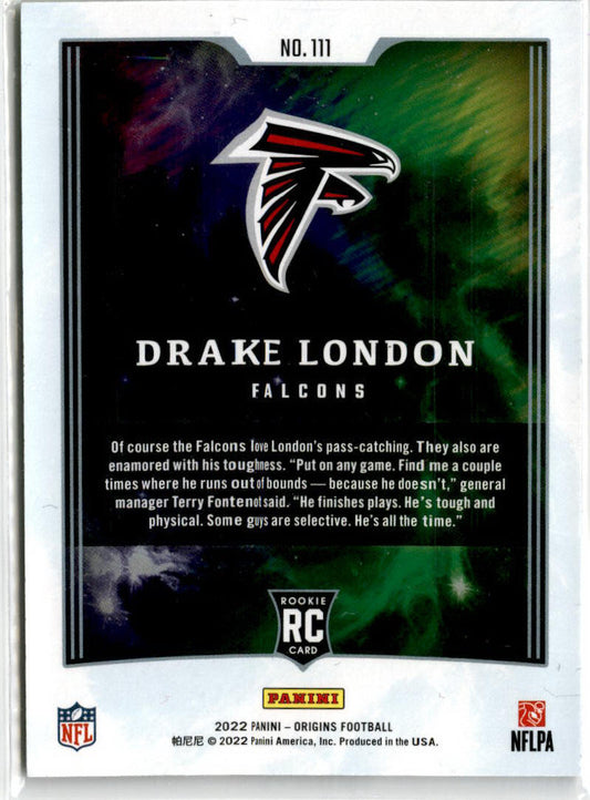 2022 Origins #111 Drake London Atlanta Falcons