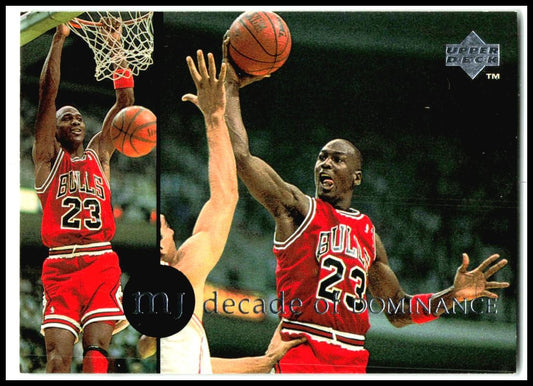 1994-95 Collector's Choice French Decade of Dominance #J10 Michael Jordan Bulls