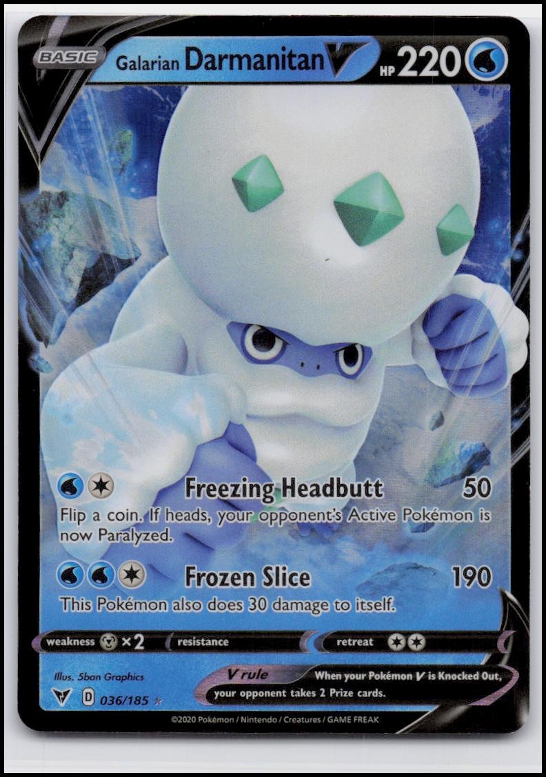 SWSH04: Vivid Voltage #036/185 Galarian Darmanitan V